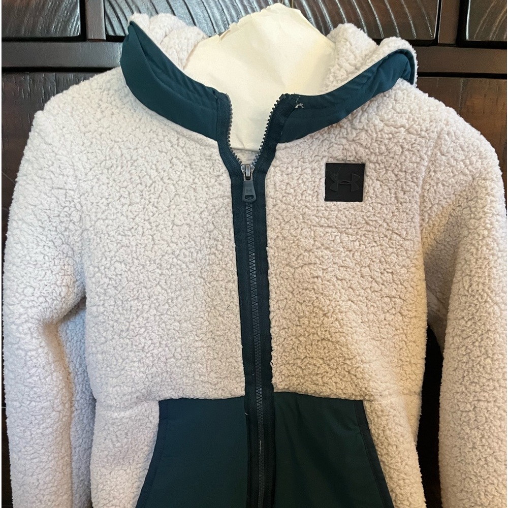 Boys fleece under armour jacket